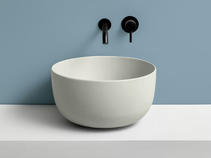 ERA - Countertop round ceramic washbasin _ Ceramica Cielo